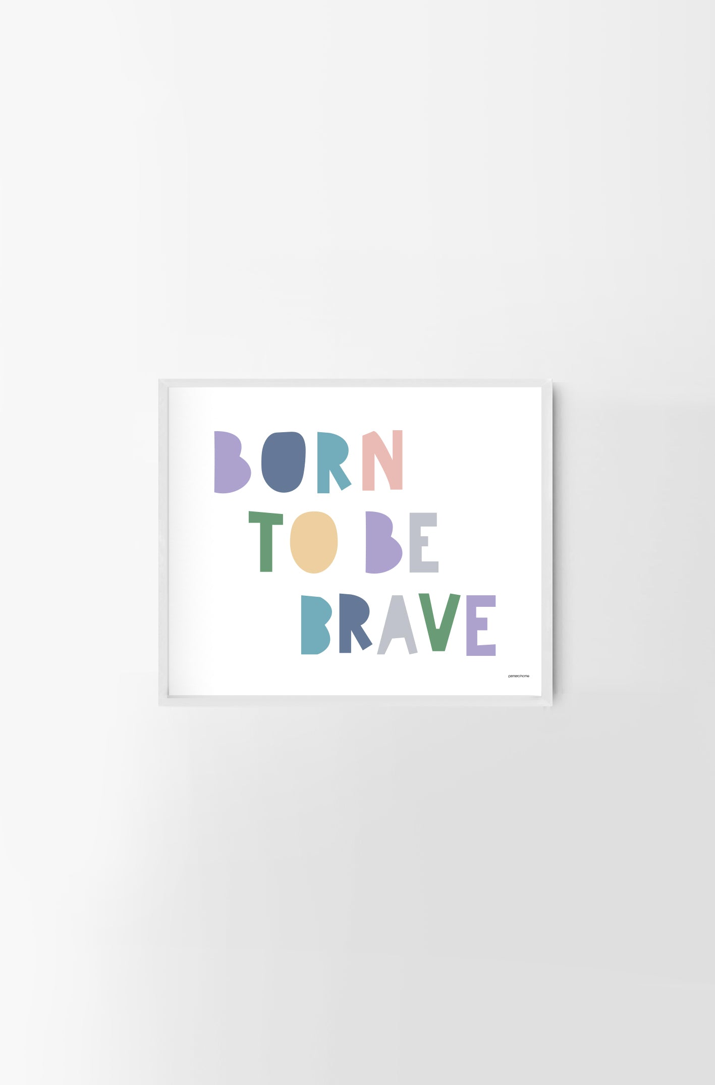 Cuadro para niños Born To Be Brave 2