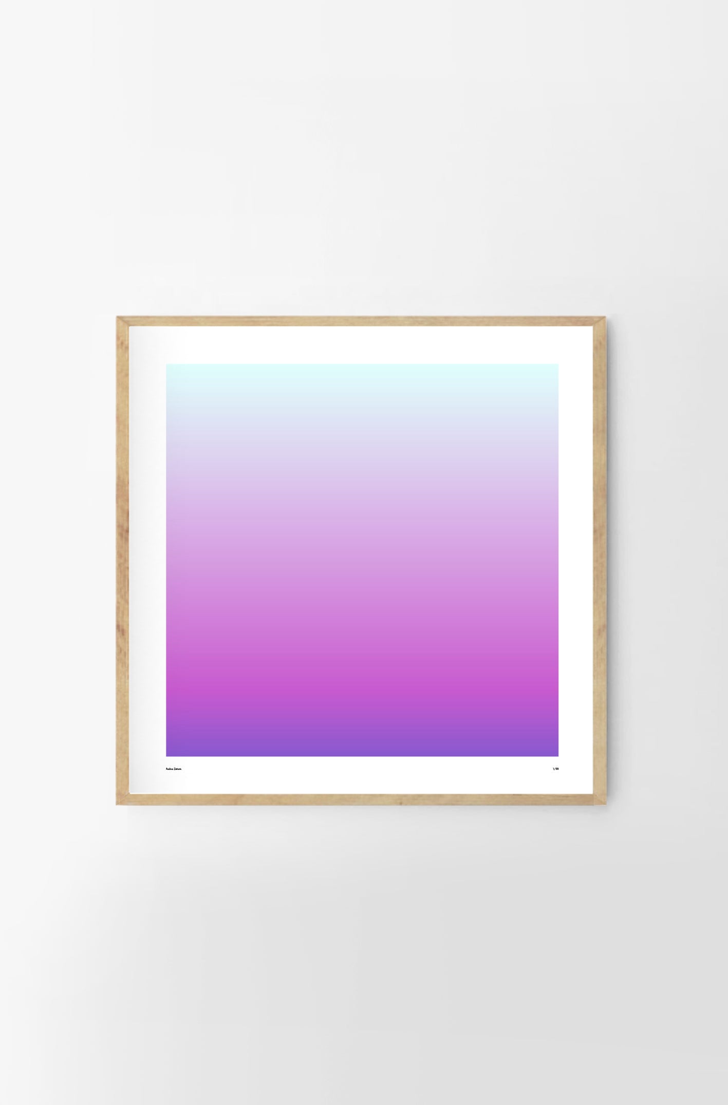 Cuadro degradé tonos Fucsia P86