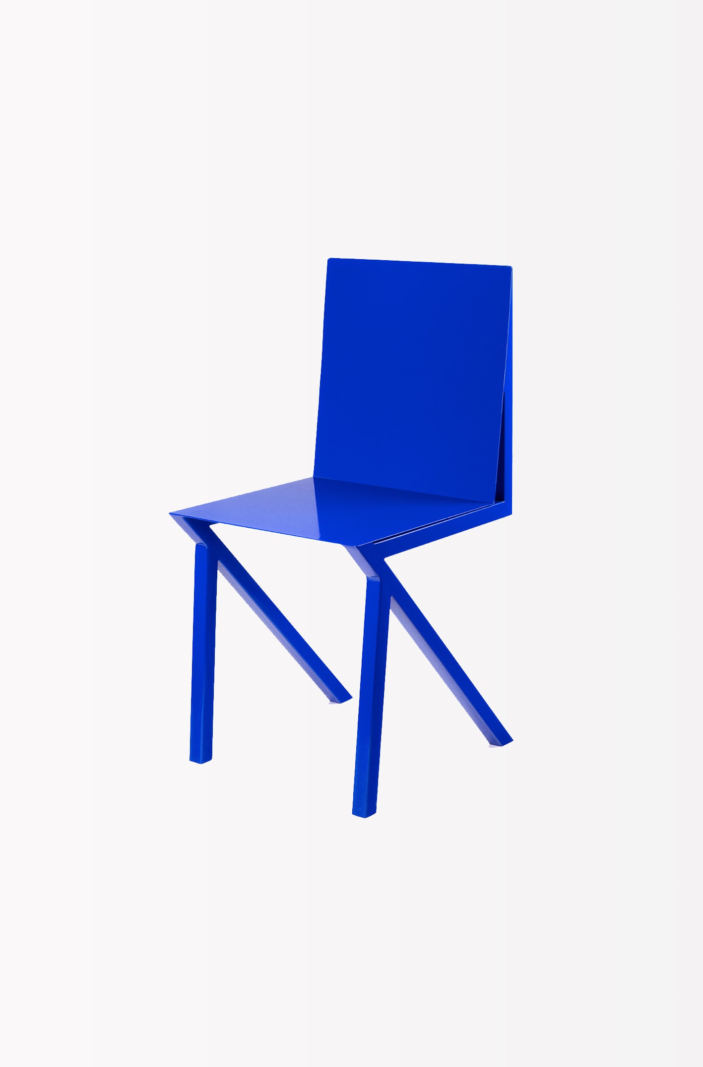 Silla Pliego color azul