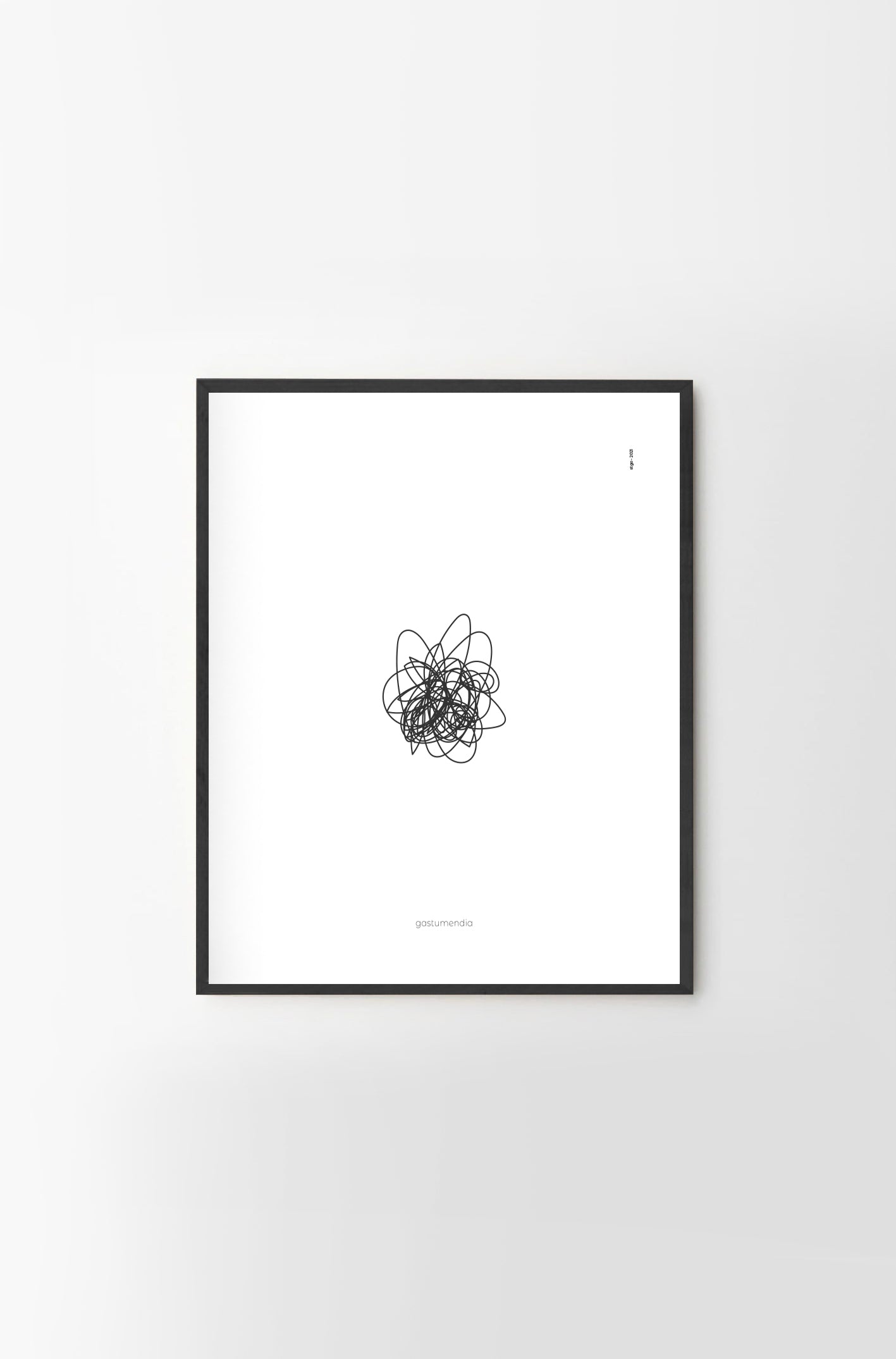 Cuadro blanco y negro I