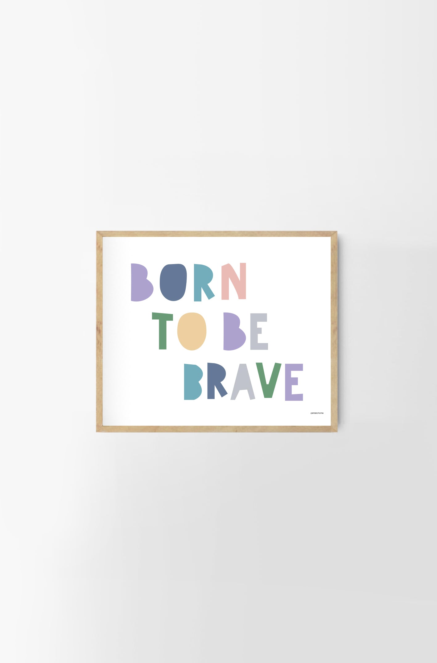 Cuadro para niños Born To Be Brave 2