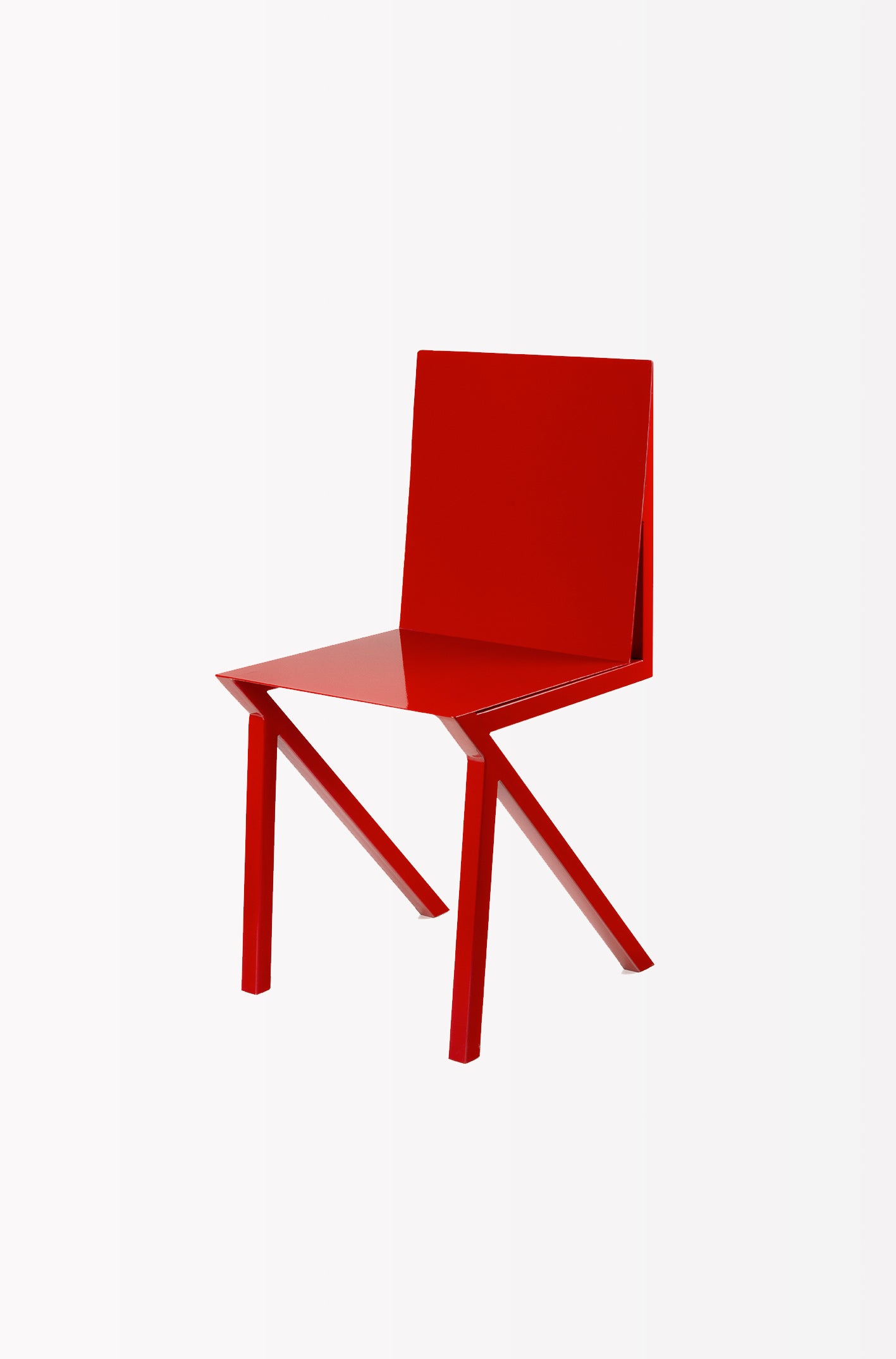 Silla Pliego color roja