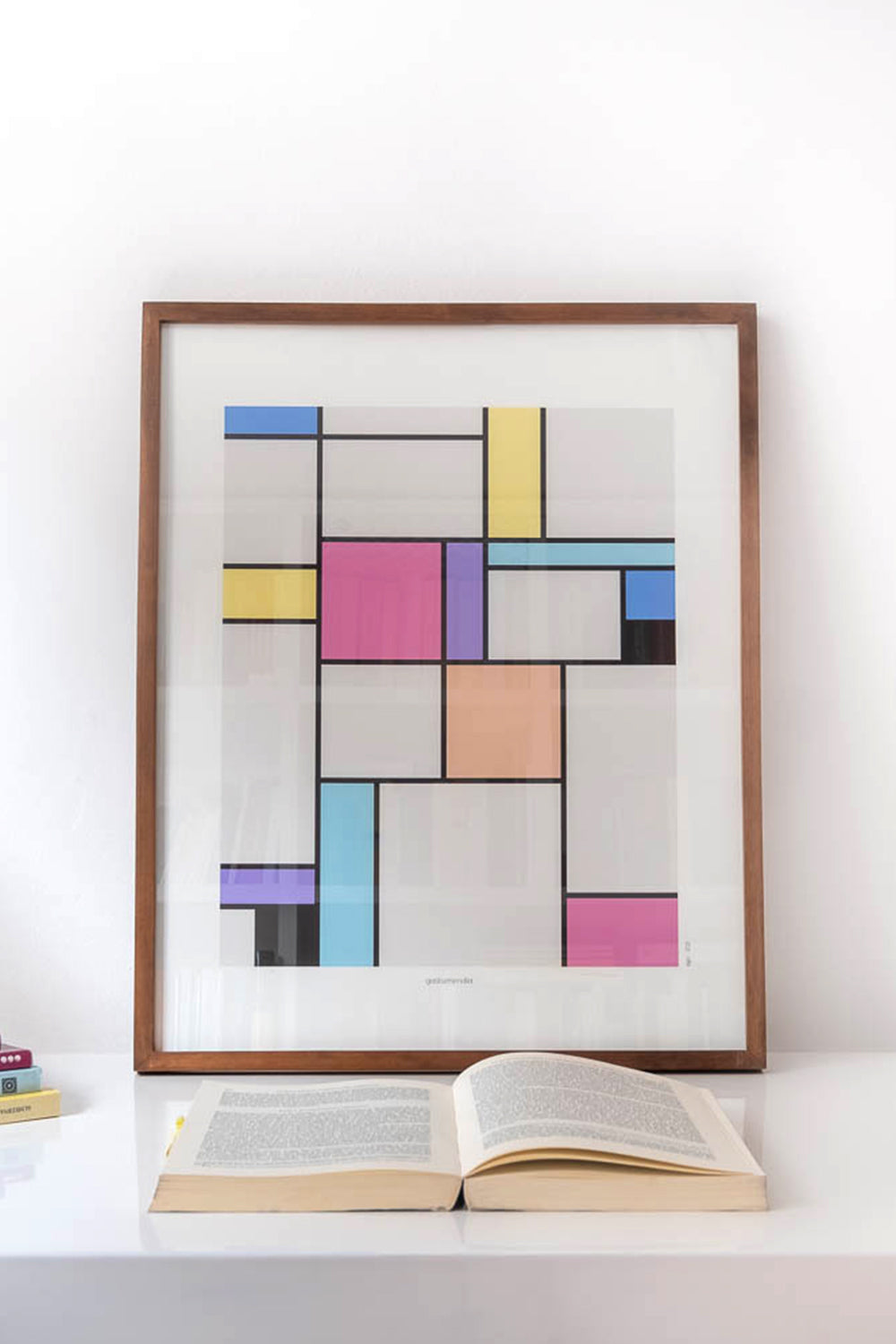 Cuadro colores pastel Metris 1