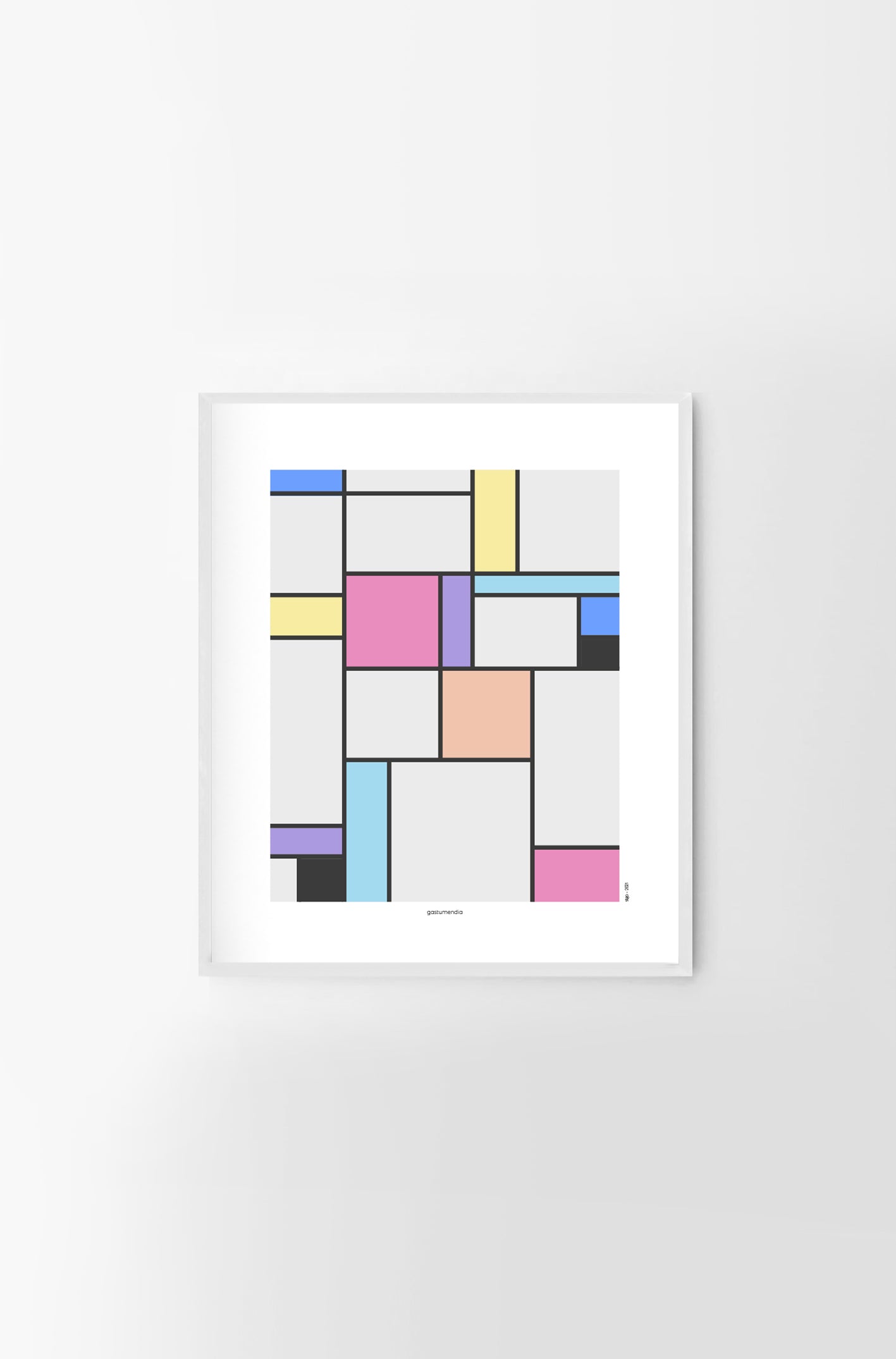 Cuadro colores pastel Metris 1